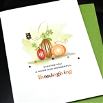 Thanksgiving  " Pumpkin Patch "  TH08 Greeting Card