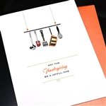 Thanksgiving  " Kitchen Tools "  TH37 Greeting Card