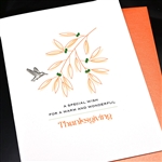 Thanksgiving  " Warm & Wonderful "  TH68 Greeting Card
