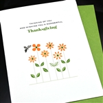 Thanksgiving  " Tiny Bee "  TH69 Greeting Card