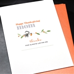 Thanksgiving  " Mom "  TH87 Greeting Card