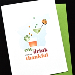 Thanksgiving  " Thankful "  TH88 Greeting Card