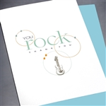 Thank You  " You Rock "  TY132 Greeting Card