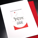Valentine  " The One "  VT52 Greeting Card