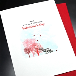 Valentine  "  Dinosaur "  VT54 Greeting Card