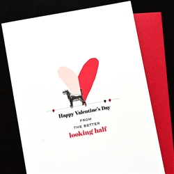 Valentine  " Better Half "  VT70 Greeting Card