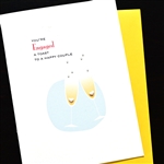 Wedding / Engagement " A Toast "  WD108 Greeting Card
