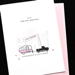Wedding  " Long Haul "  WD113 Greeting Card