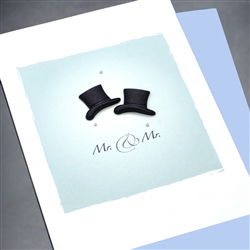 Wedding Equality  "Top Hats"  WD31 Greeting Card