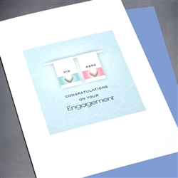 Wedding / Engagement  " Towels "  WD59 Greeting Card