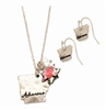 Arkansas Pendant Necklace & Earring Set