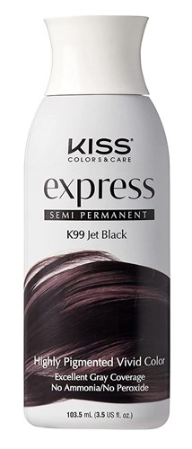 Kiss Express Color #K99 Semi- Permanent Jet Black 3.5oz (04570)<br><br><br>Case Pack Info: 60 Units