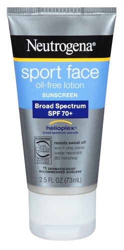 Neutrogena Sport Spf#70+ Face 2.5oz Tube (10219)<br><br><br>Case Pack Info: 12 Units