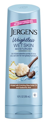 Jergens Wet Skin Moisturizer Shea Oil 10oz (10311)<br><br><br>Case Pack Info: 4 Units