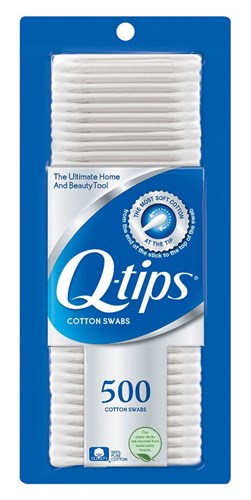 Q-Tips Cotton Swabs 500 Count (10314)<br><br><br>Case Pack Info: 12 Units