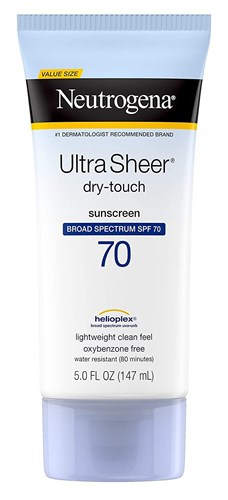 Neutrogena Ultra Sheer Spf#70 Dry Touch Lotion 5oz (10478)<br><br><br>Case Pack Info: 12 Units