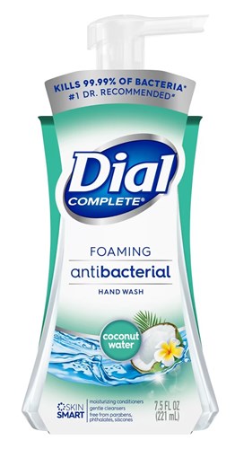 Dial Foaming Hand Wash 7.5oz Anti-Bacterial Coconut Water (10513)<br><br><br>Case Pack Info: 8 Units