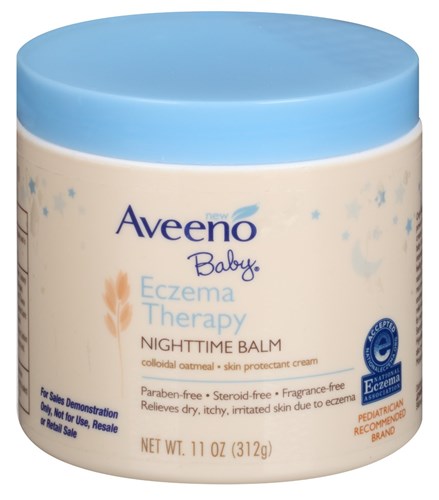 Aveeno Baby Eczema Therapy Night-Time Balm 11oz Jar (10668)<br><br><br>Case Pack Info: 12 Units