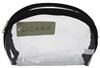 Sicara Clear Cosmetic Bag Oval Purse (4.75X6X2) (10688)<br><br><span style="color:#FF0101"><b>12 or More=Unit Price $2.80</b></span style><br>Case Pack Info: 72 Units