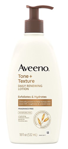 Aveeno Tone + Texture Daily Renewing Lotion 18oz (10757)<br><br><br>Case Pack Info: 12 Units