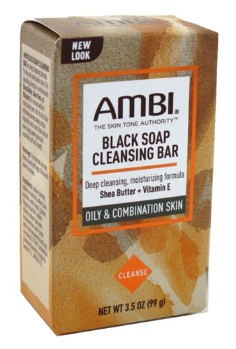 Ambi Cleansing Bar Soap Black With Shea Butter & Vit E 3.5oz (10847)<br><br><br>Case Pack Info: 24 Units