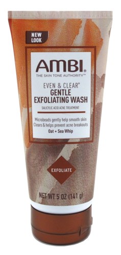 Ambi Even & Clear Exfoliating Wash 5oz (10901)<br><br><br>Case Pack Info: 12 Units