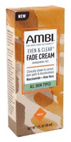 Ambi Even & Clear Fade Cream 1oz All Skin Types (10909)<br><br><br>Case Pack Info: 24 Units