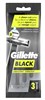 Gillette Mens Black Razor Disposable 3 Count (4 Pieces) (10951)<br> <span style="color:#FF0101">(ON SPECIAL 9% OFF)</span style><br><span style="color:#FF0101"><b>16 or More=Special Unit Price $8.63</b></span style><br>Case Pack Info: 4 Units