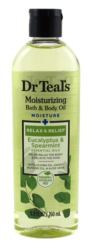 Dr Teals Bath & Body Oil Relax & Relief Eucalyptus 8.8oz (11022)<br><br><br>Case Pack Info: 6 Units