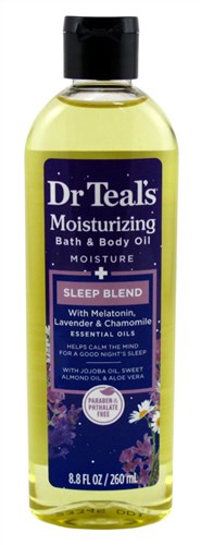 Dr Teals Bath & Body Oil Sleep Blend Melatonin 8.8oz (11024)<br><br><br>Case Pack Info: 6 Units