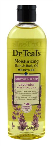 Dr Teals Bath & Body Oil Soothe & Sleep Lavender 8.8oz (11026)<br><br><br>Case Pack Info: 6 Units