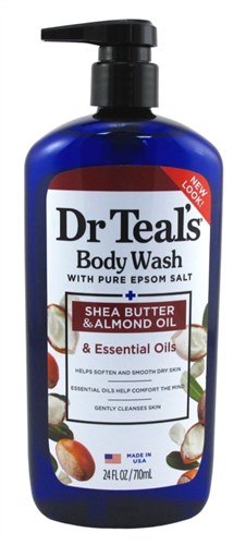 Dr Teals Body Wash Shea Butter And Almond Oil 24oz (11033)<br><br><br>Case Pack Info: 4 Units