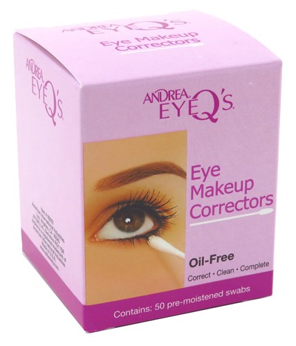 Andrea Eye Q'S Eye Make-Up Correctors Swabs 50 Count (11131)<br><br><span style="color:#FF0101"><b>12 or More=Unit Price $3.08</b></span style><br>Case Pack Info: 72 Units