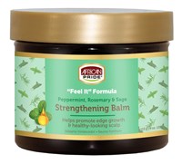 African Pride Feel It Formula Strengthening Balm 4oz Jar (11395)<br><br><br>Case Pack Info: 6 Units