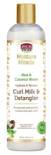 African Pride Curl Milk And Detangler Aloe/Coconut 12oz (11529)<br><br><br>Case Pack Info: 6 Units