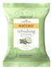 Burts Bees Towelettes Refresh Cucumber & Mint 30 Count (3 Pieces) (11682)<br><br><br>Case Pack Info: 4 Units