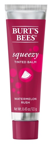 Burts Bees Tinted Lip Balm Squeezy Watermelon Rush (3 Pieces) (11697)<br><br><br>Case Pack Info: 12 Units