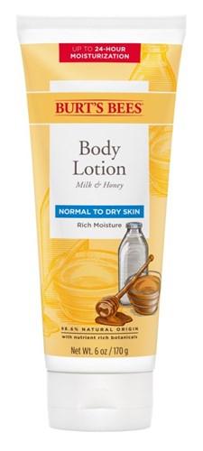 Burts Bees Body Lotion Milk & Honey 6oz Normal To Dry Skin (11708)<br><br><br>Case Pack Info: 18 Units