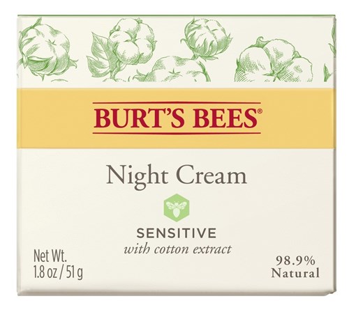 Burts Bees Night Cream 1.8oz Sensitive (11716)<br><br><br>Case Pack Info: 12 Units