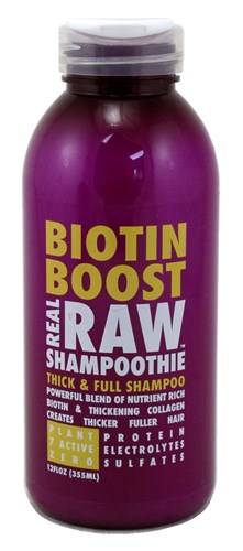 Real Raw Shampoo Biotin Boost Thick & Full 12oz (11828)<br><br><br>Case Pack Info: 6 Units