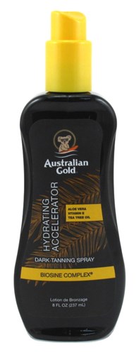Australian Gold Accelerator Spray Gel Hydrating 8oz (12175)<br><br><span style="color:#FF0101"><b>12 or More=Unit Price $5.59</b></span style><br>Case Pack Info: 6 Units