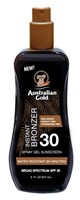 Australian Gold Spf#30 Spray Gel With Bronzer 8oz (12217)<br><br><span style="color:#FF0101"><b>12 or More=Unit Price $9.30</b></span style><br>Case Pack Info: 6 Units