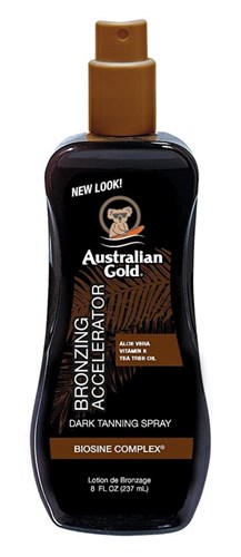 Australian Gold Accelerator Spray Gel With Bronzer 8oz (12218)<br><br><span style="color:#FF0101"><b>12 or More=Unit Price $7.02</b></span style><br>Case Pack Info: 6 Units