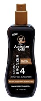 Australian Gold Spf#04 Spray Gel With Instant Bronzer 8oz (12225)<br><br><span style="color:#FF0101"><b>12 or More=Unit Price $8.01</b></span style><br>Case Pack Info: 6 Units