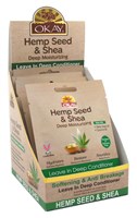 Okay Leave-In Deep Cond Pks Hemp Seed & Shea (12 Pieces) (12386)<br><br><br>Case Pack Info: 6 Units