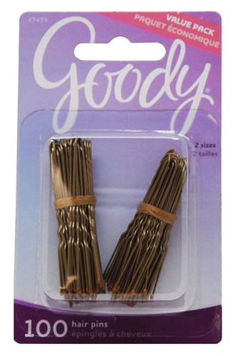 Goody #47473 Hair Pins Brown 100 Count (6 Pieces) (12522)<br><br><br>Case Pack Info: 12 Units