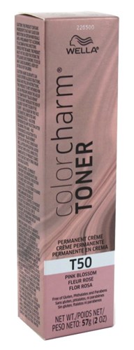 Wella Color Charm Creme Toner #T50 Pink Blossom 2oz (12593)<br><br><br>Case Pack Info: 36 Units