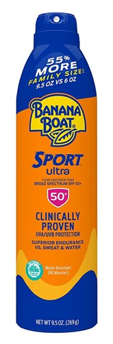 Banana Boat Spf#50+ Sport Ultra Spray Family Size 9.5oz (13245)<br><br><span style="color:#FF0101"><b>12 or More=Unit Price $10.93</b></span style><br>Case Pack Info: 12 Units