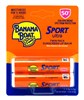 Banana Boat Spf#50+ Sport Ultra Lip Balm Twin Pk 0.15oz (13247)<br><br><span style="color:#FF0101"><b>12 or More=Unit Price $4.54</b></span style><br>Case Pack Info: 10 Units