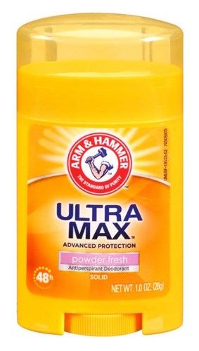 Arm & Hammer Deodorant 1oz Solid Ultra Max Powder(12 Pieces) (13430)<br><br><br>Case Pack Info: 1 Unit